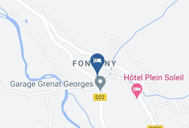 Haute Savoie - Hotel Le Relais Du Fontany Maps