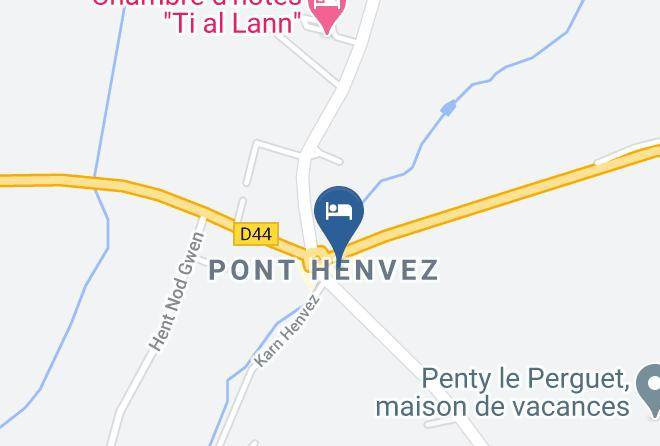 Finistere - Hotel Le Relais Du Henvez Maps