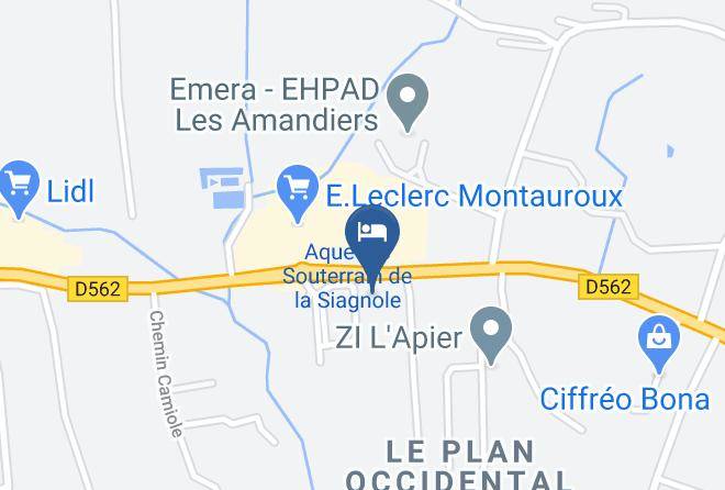 Var - Hotel Le Relais Du Lac Maps