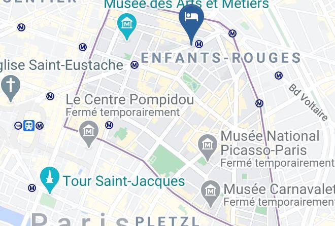Paris - Hotel Le Relais Du Marais Maps