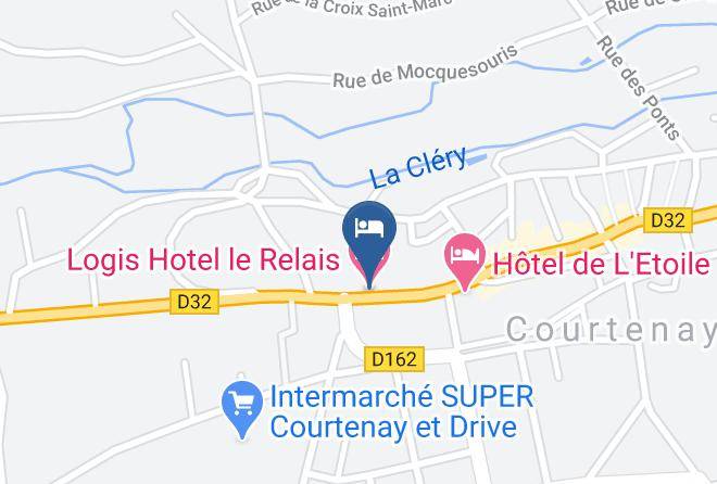 Loiret - Hotel Le Relais Maps