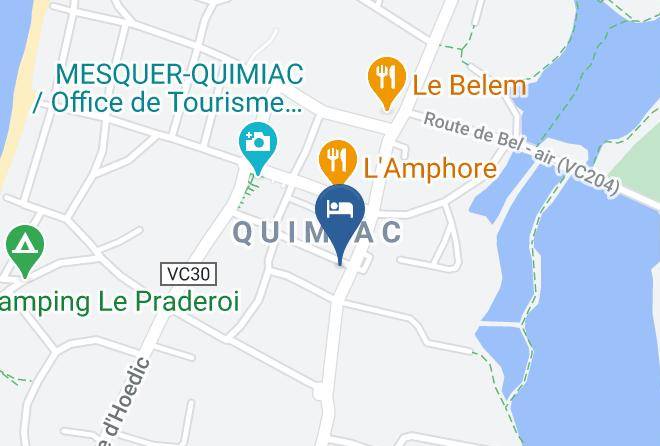 Hotel Le Relais Marine Mesquer Map