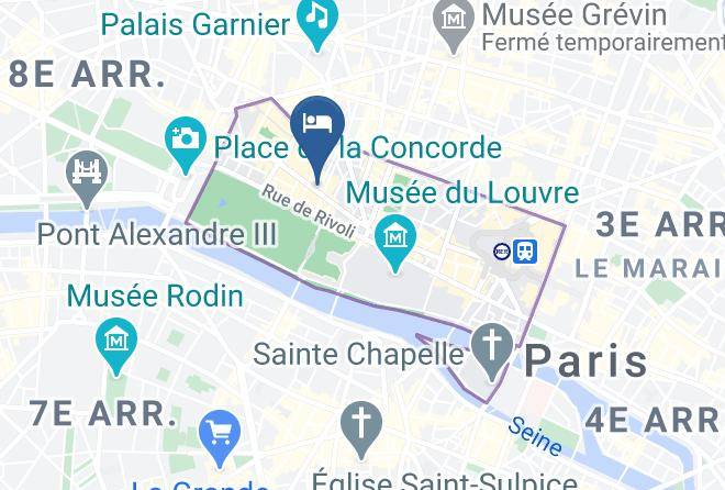 Paris - Hotel Le Relais Saint Honore Maps