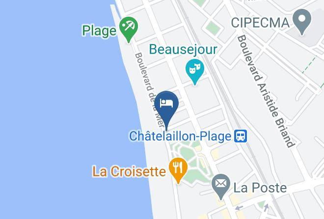 Charente Maritime - Hotel Le Rivage Vue Sur Mer Logis Maps