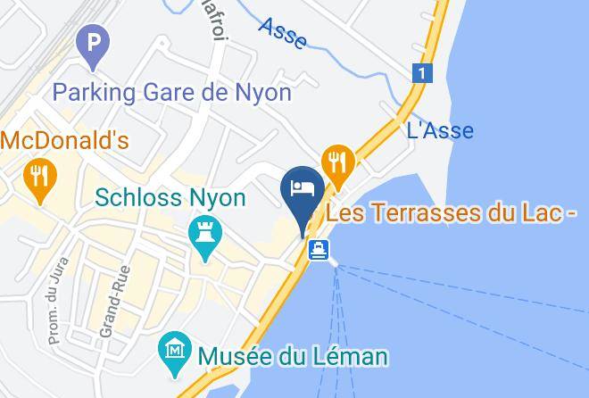 Nyon - Hotel Le Rive Nyon Maps