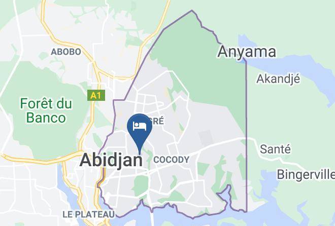 Abidjan - Hotel Le Riyo Maps