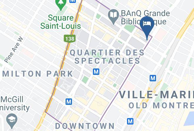 Montreal - Hotel Le Roberval Maps