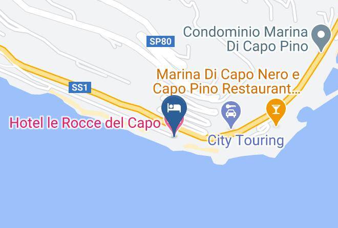 Imperia - Hotel Le Rocce Del Capo Maps