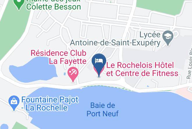 Charente Maritime - Le Rochelois Hotel Et Centre De Fitness Maps