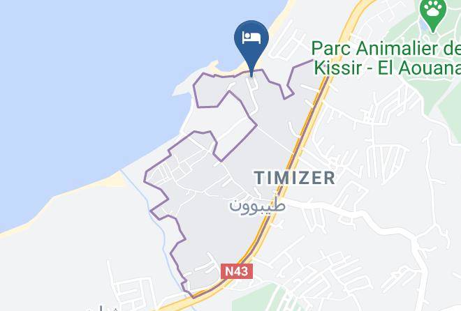 Jijel - Hotel Le Rocher Noir Maps