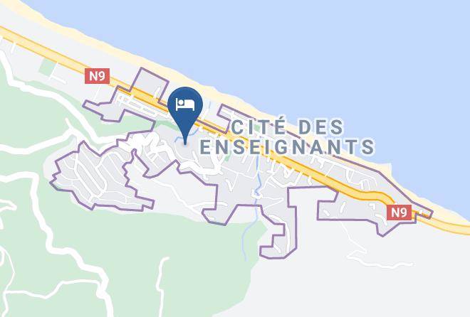 Bejaia - Hotel Le Rocher Maps
