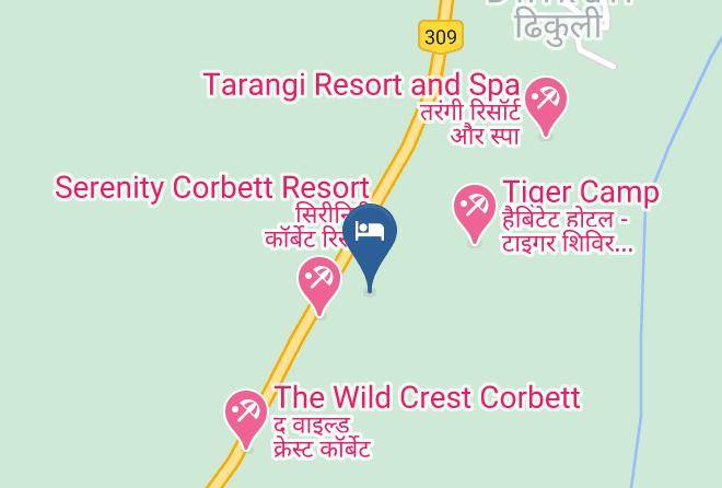 Hotel Le Roi Corbett Map