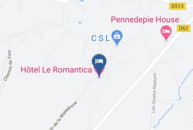 Calvados - Hotel Le Romantica Maps