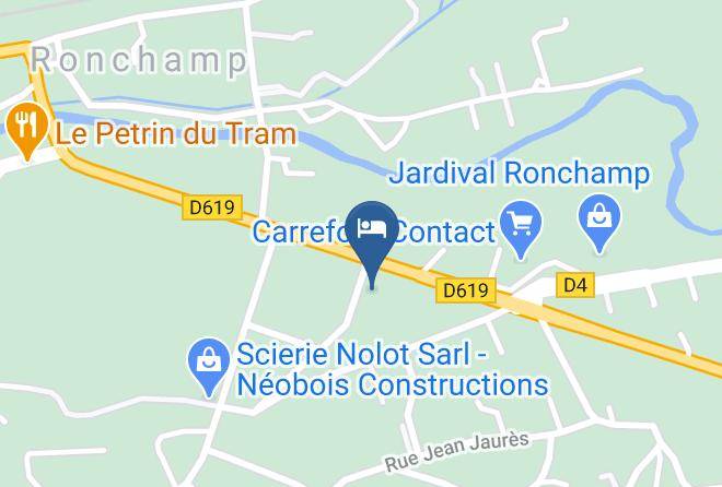 Haute Saone - Hotel Le Ronchamp Maps
