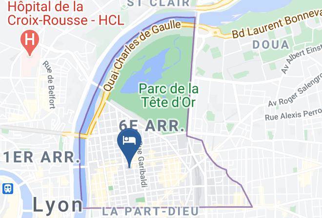 Rhone - Hotel Le Roosevelt Lyon Maps
