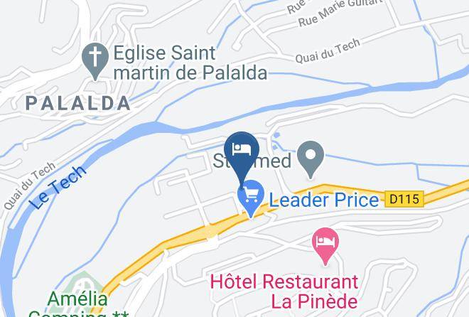 Pyrenees Orientales - Hotel Le Roussillon Maps