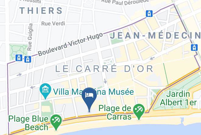 Maritime Alps - Hotel Le Royal Maps
