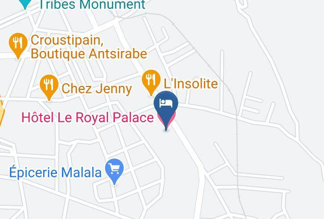 Antsirabe I - Hotel Le Royal Palace Maps
