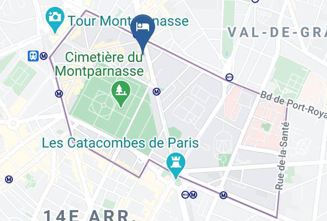 Hotel Le Royal Rive Gauche Map