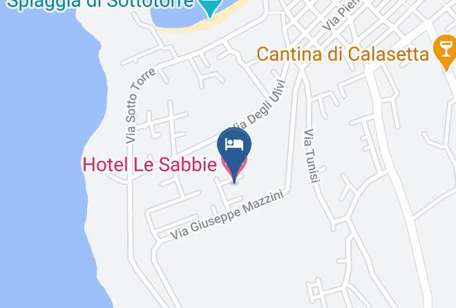 Province Of South Sardinia - Hotel Le Sabbie Maps