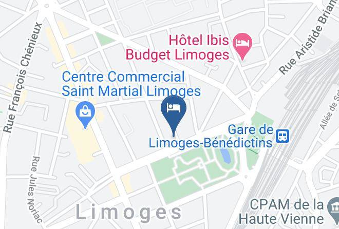 Haute Vienne - Hotel Le Saint Exupery Maps