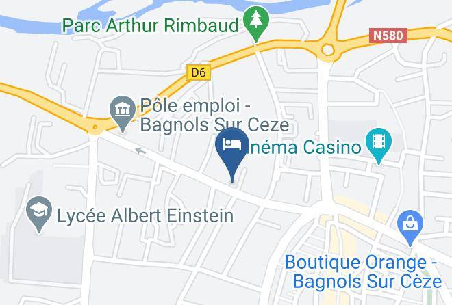 Gard - Hotel Le Saint Georges Maps