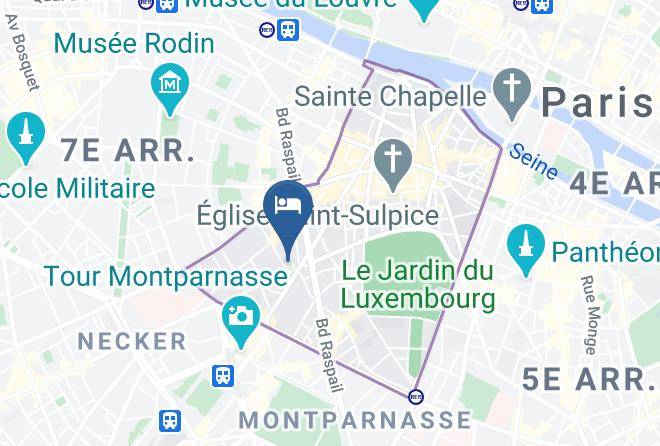 Paris - Hotel Le Saint Gregoire Maps