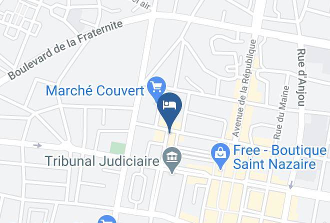 Loire Atlantique - Hotel Le Saint Louis Maps
