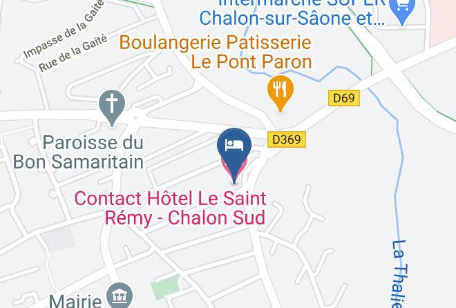 Saone Et Loire - Contact Hotel Le Saint Remy Chalon Sud Maps