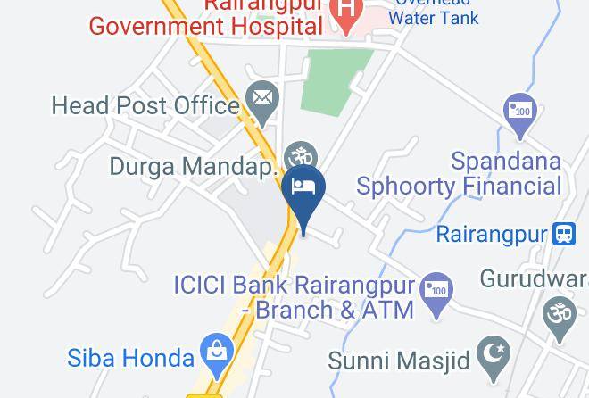 Rairangpur Town - Hotel Le Sancy Maps