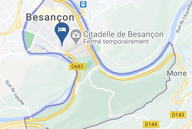 Doubs - Hotel Le Sauvage Besancon Maps