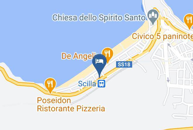 Reggio Di Calabria - Hotel Le Sirene Scilla Maps