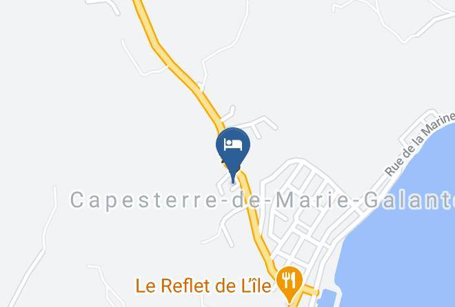 Capesterre De Marie Galante - Hotel Le Soleil Levant Maps