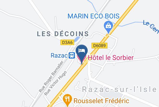 Dordogne - Hotel Le Sorbier Maps