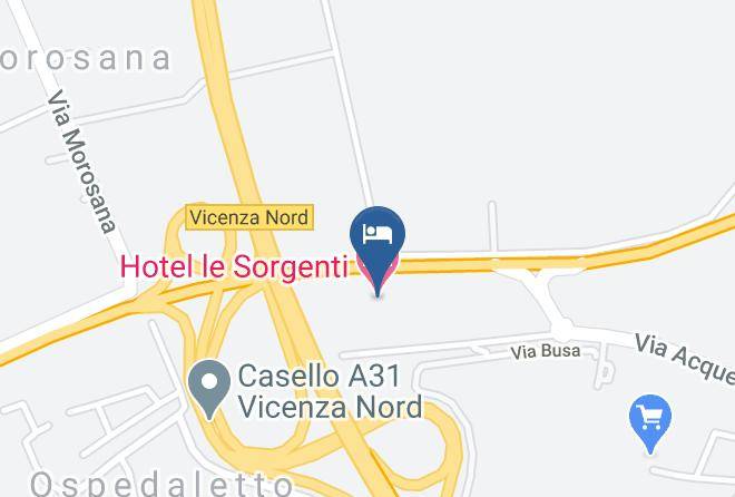 Vicenza - Hotel Le Sorgenti Maps