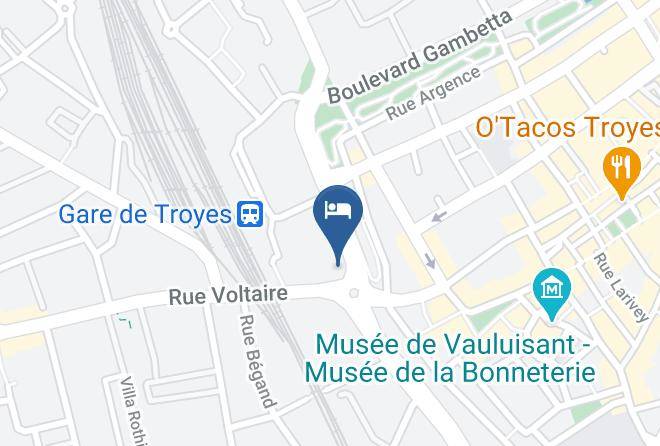 Aube - Hotel Le Splendid Maps