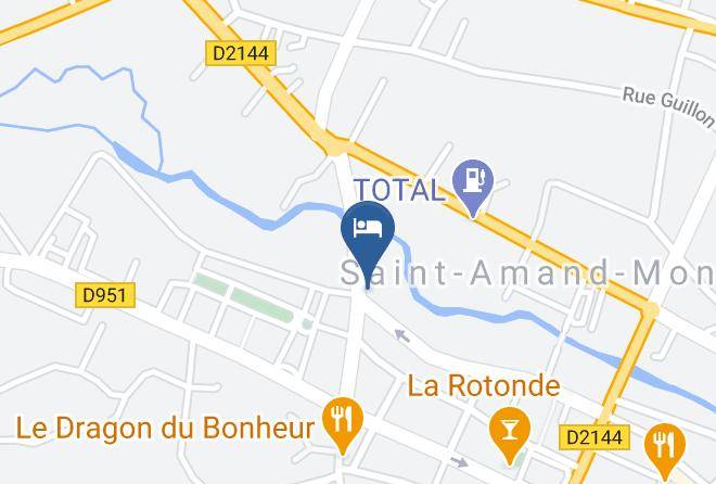 Hotel Le St Amand Map