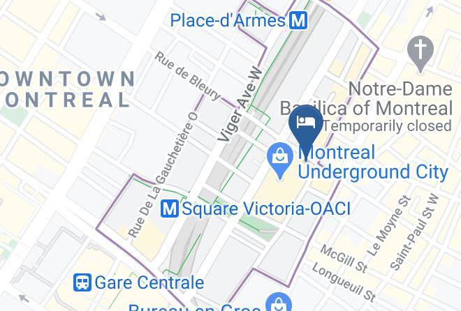 Montreal - Hotel Le St James Maps