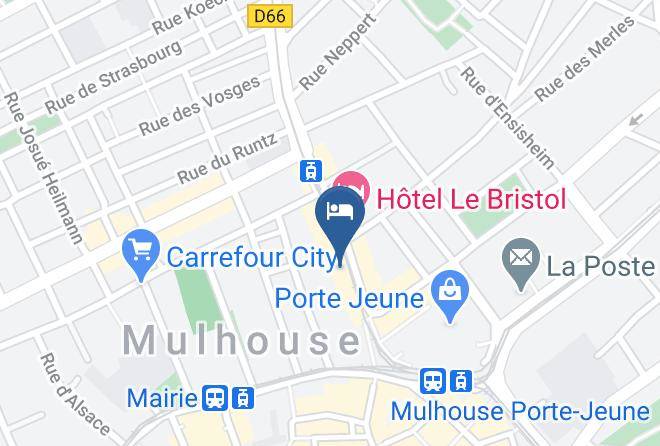 Haut Rhin - Hotel Le Strasbourg Maps