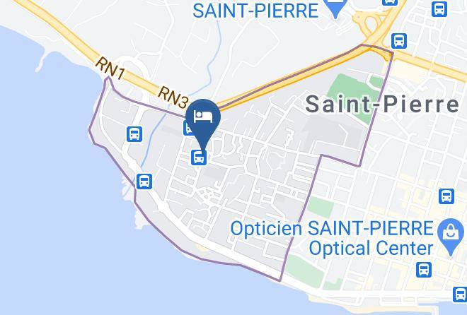 Saint Pierre - Hotel Le Tamarin Maps
