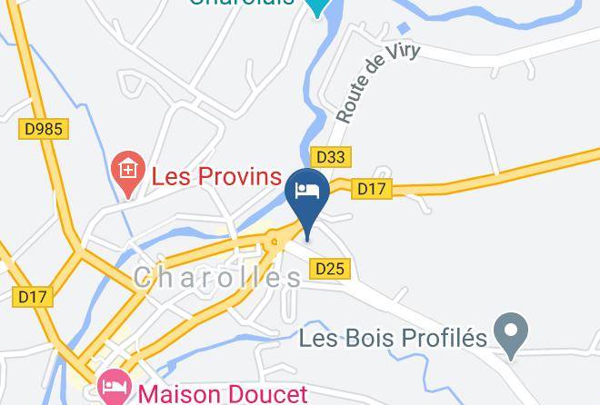 Saone Et Loire - Hotel Le Temeraire Maps