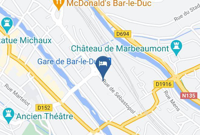 Meuse - Hotel Le Terminus Bar Le Duc Maps
