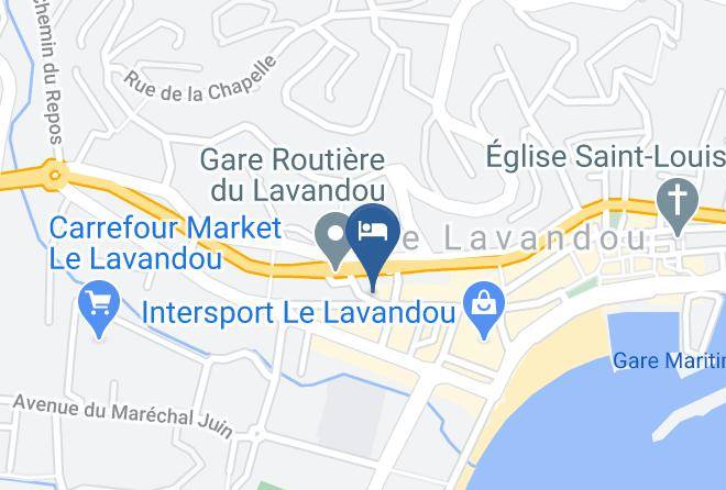 Var - Hotel Le Terminus Maps