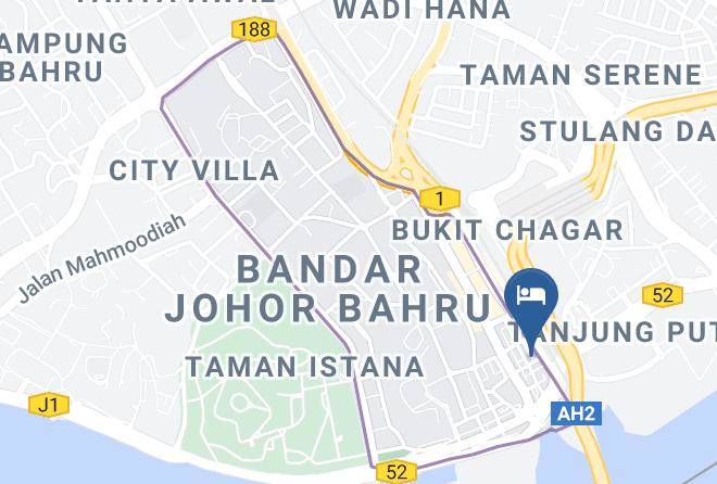 Johor Bahru - Hotel Le Tian Maps