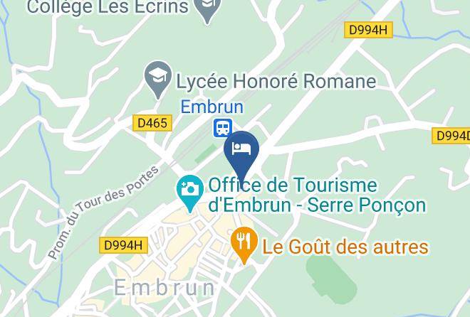 Hautes Alpes - Hotel Le Tourisme Maps