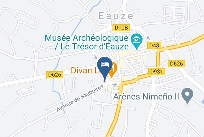 Gers - Hotel Le Triana Eauze Maps