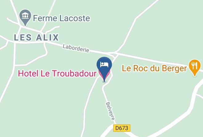Lot - Hotel Le Troubadour Maps