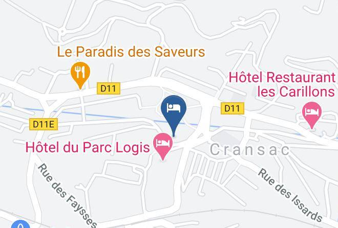 Aveyron - Hotel Restaurant Le Tulipier Maps