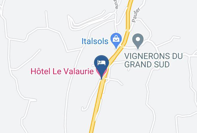 Gard - Hotel Le Valaurie Maps