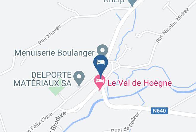 Liege - Hotel Le Vallon Maps